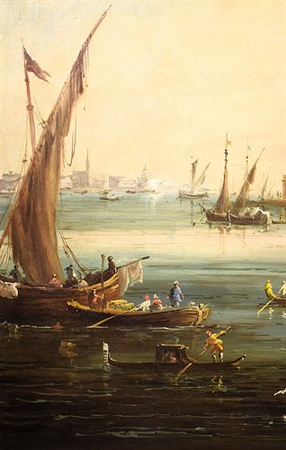 Venice, Panorama of the Grand Canal.